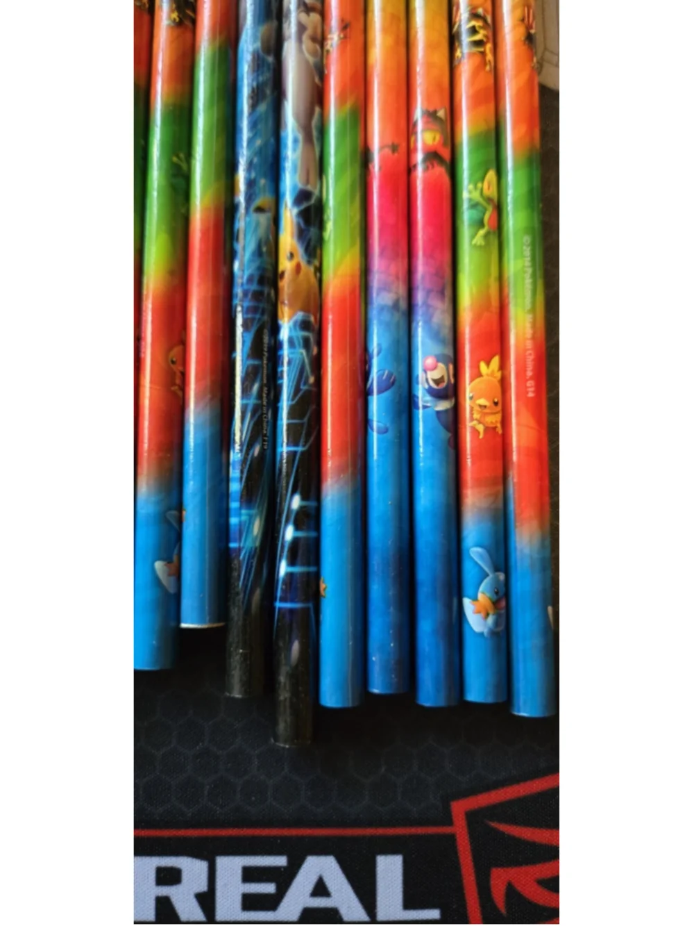 Lot Of 15 Pokemon Characters Pencils Pikachu Mewtwo